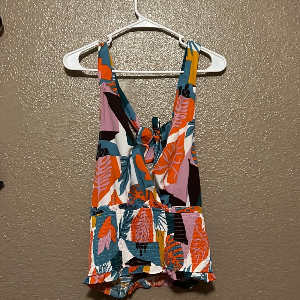 Colorful Women's Sleeveless Top
